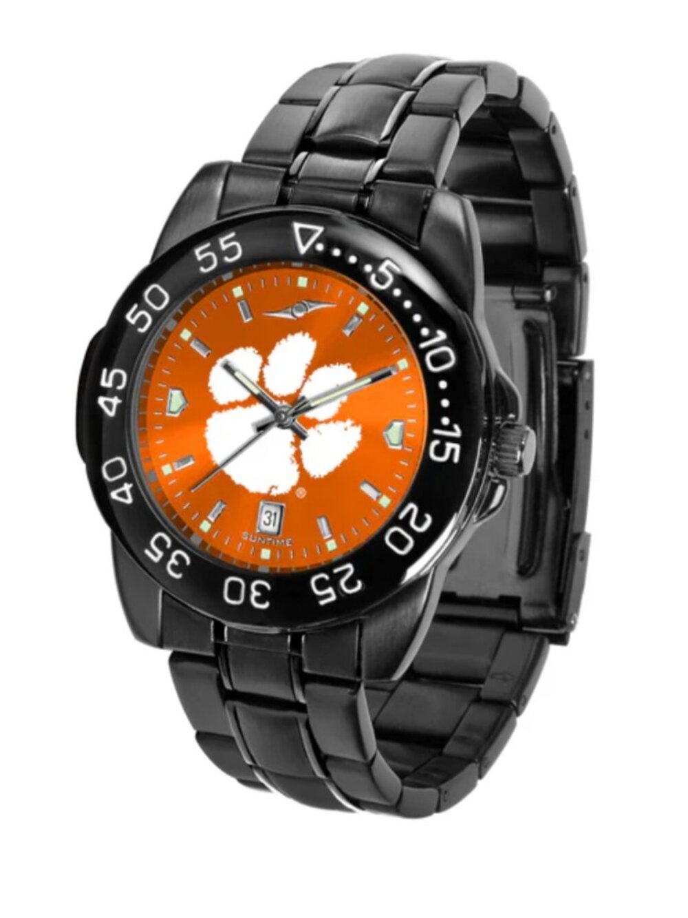 Clemson Tigers Men's Black Sports Watch NIB